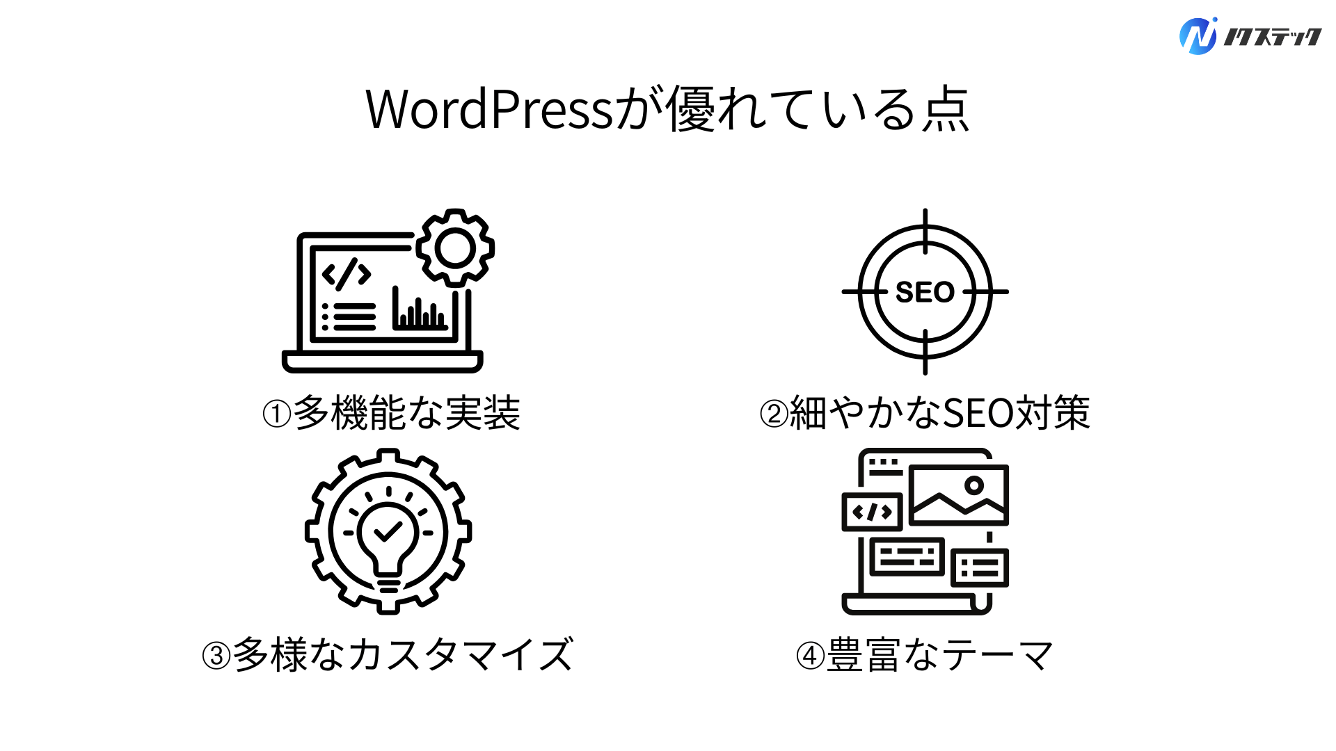 WordPressが優れている点